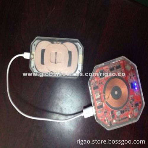 QI wireless charger with 10,000mAh Li-ion battery, for iPhone 5, Samsung Galaxy Note